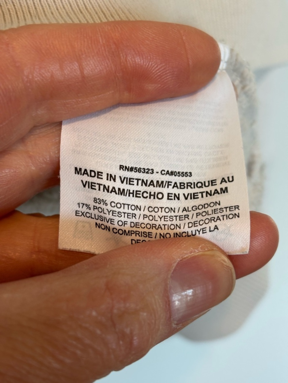 Nike Cream Crewneck Sweatshirt with Black Swoosh 179 - Picture 6 of 6